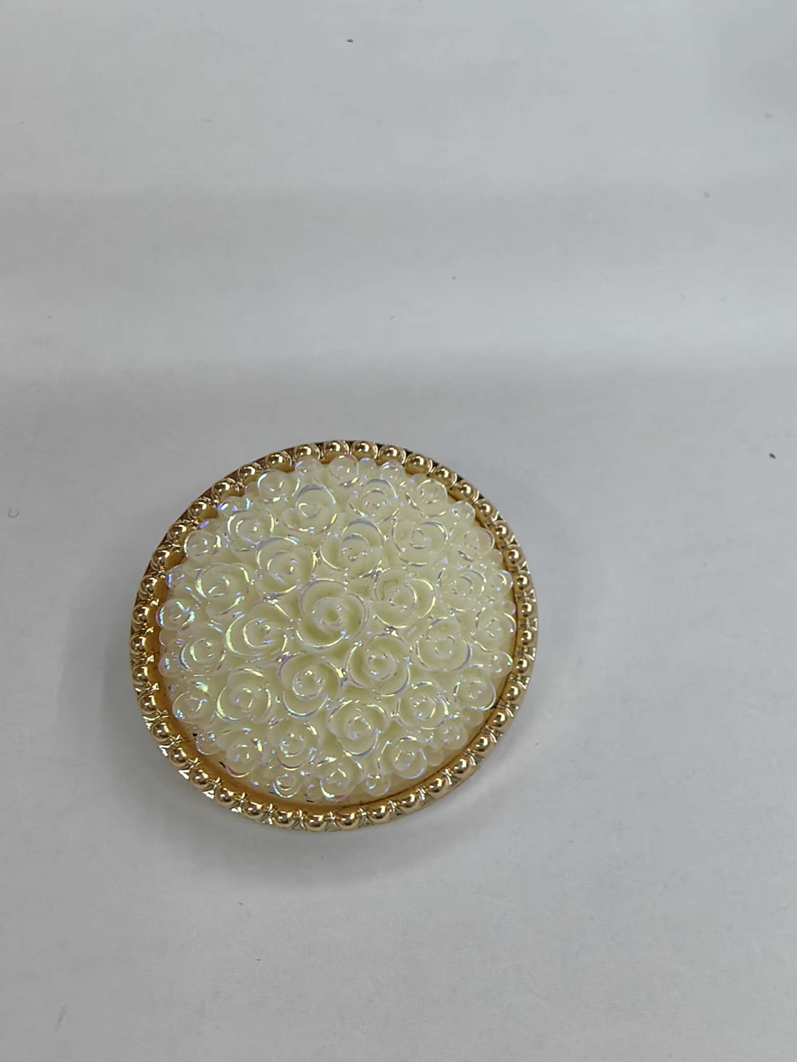 细边实白AB彩纽扣男女衬衣衬衫钮扣袖口领口扣子现货批发