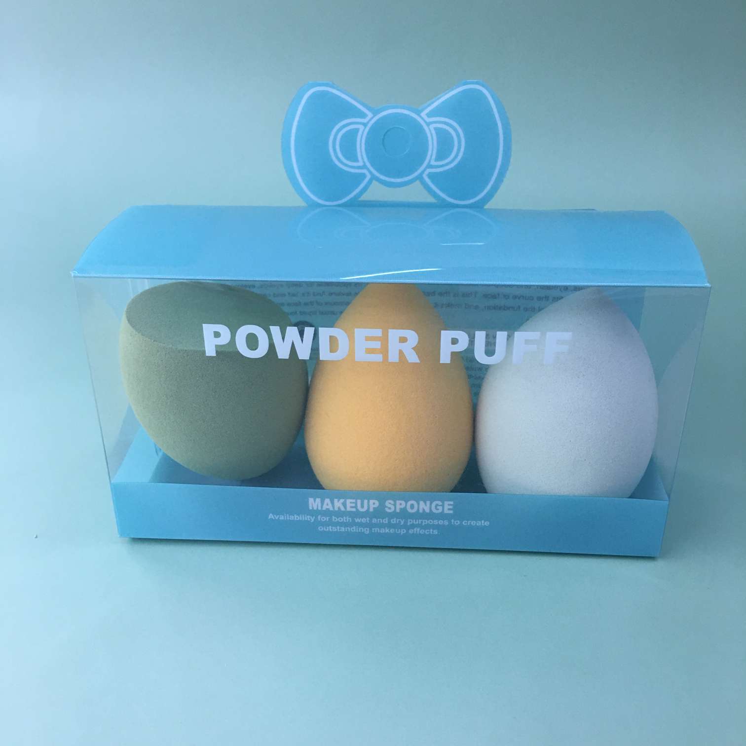 Three-compartment beauty egg powder puff detail image 7