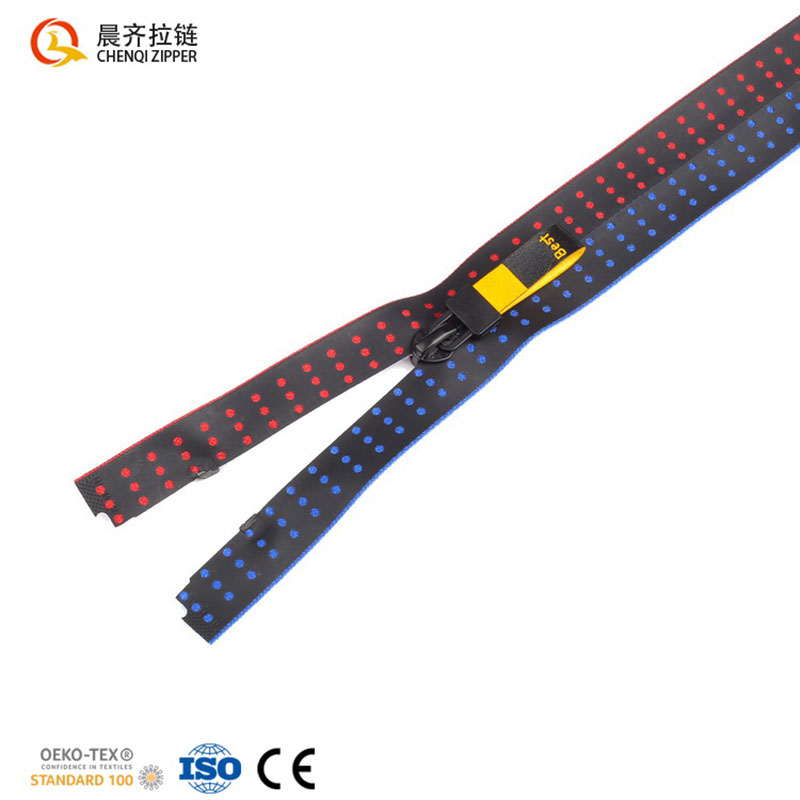 No. 7 pu waterproof zipper, customizable factory direct sales, fashionable clothing zipper Item Picture