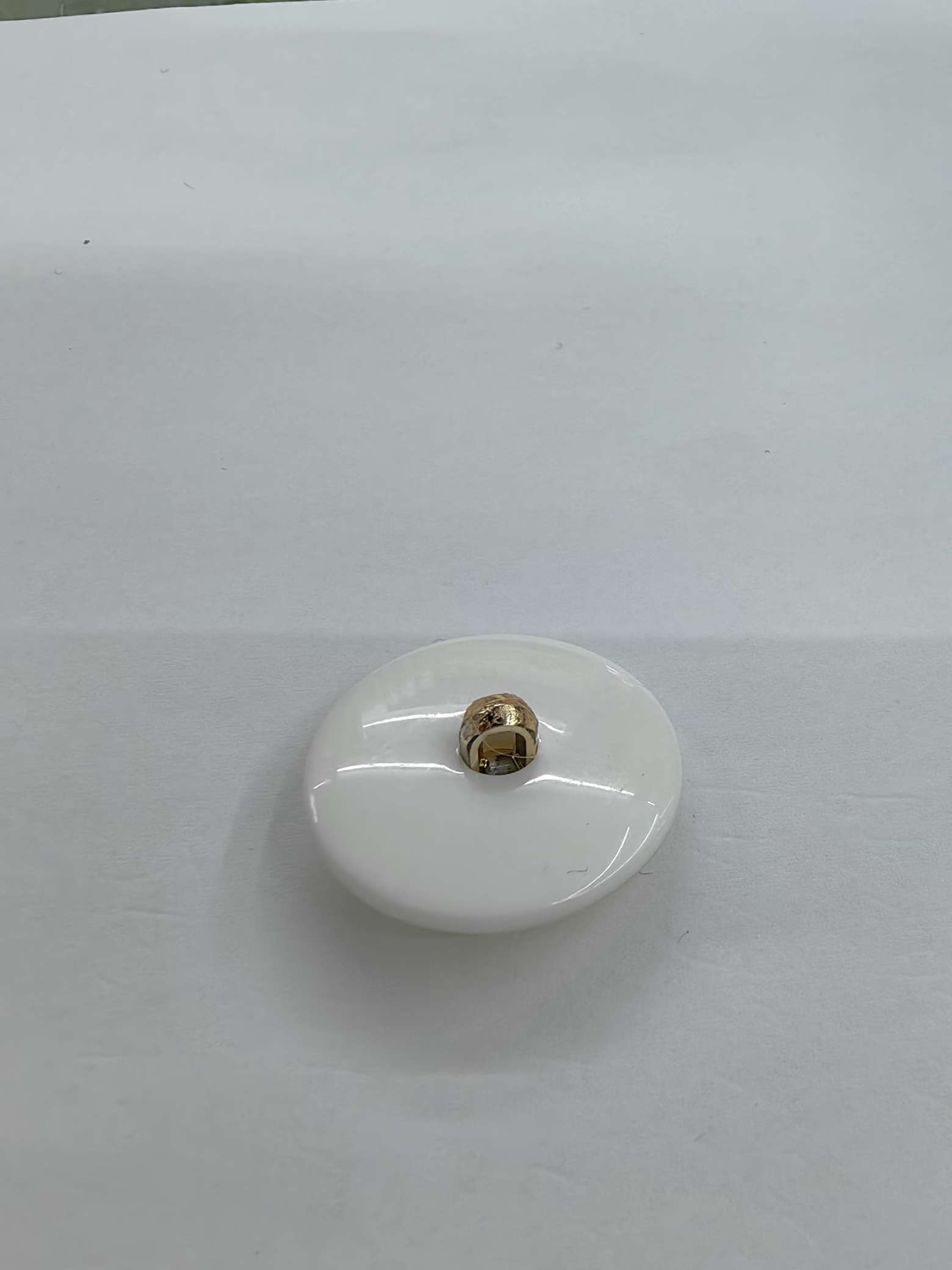 白色珠光彩双拼纽扣男女衬衣衬衫钮扣袖口领口扣子现货批发详情2