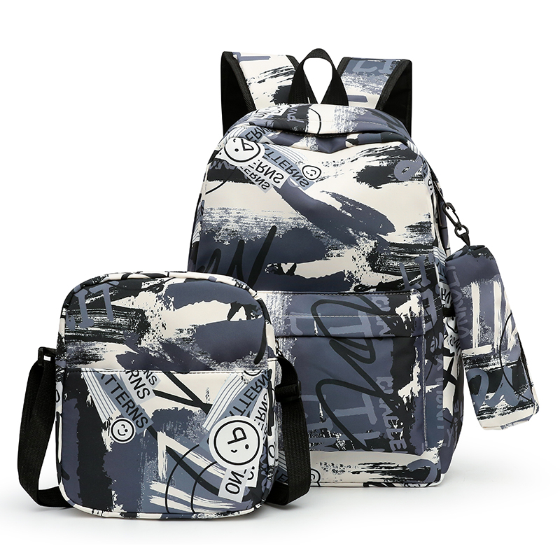 New Korean-style ins backpack for boys, a multi-purpose waterproof backpack with gradient colors for high school and junior high school students, and a casual computer bag Application Scenario