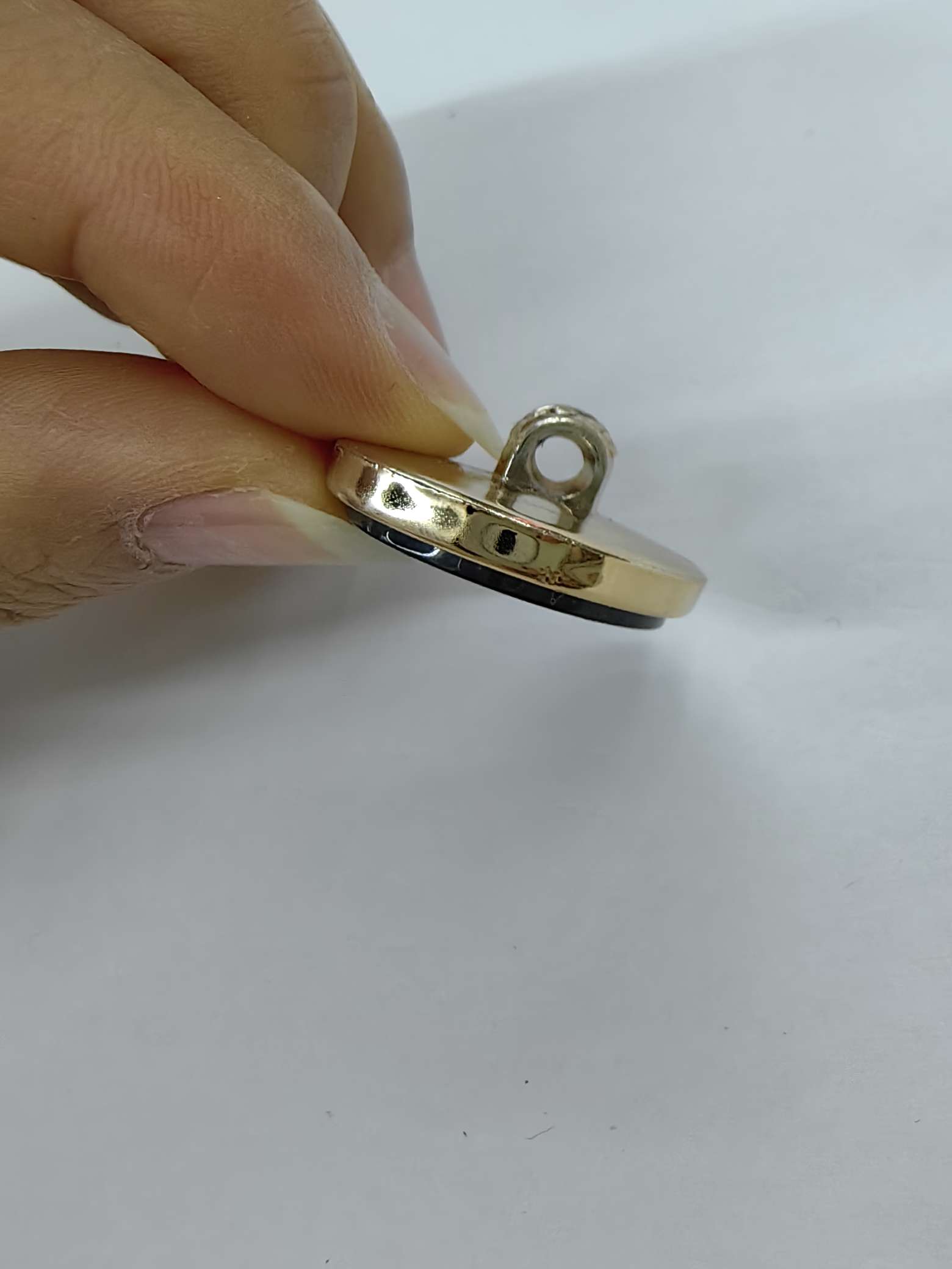 棒花双拼纽扣男女衬衣衬衫钮扣袖口领口扣子现货批发详情图3