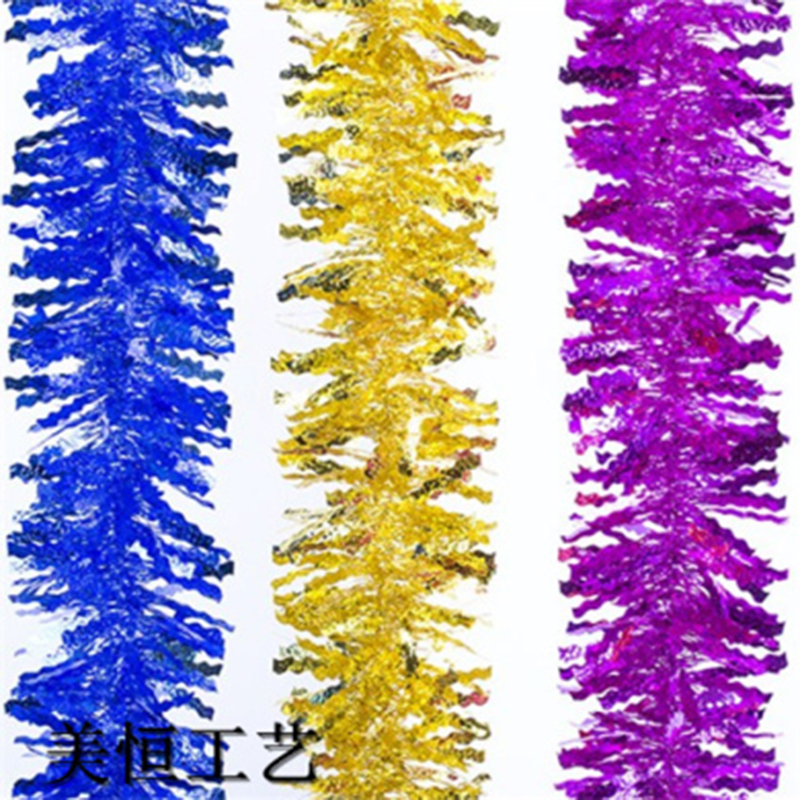 Christmas ribbon rain curtain ribbon Christmas decoration Christmas wedding festival supplies details Picture