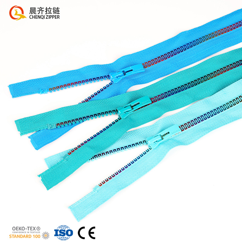 5号树脂拉链/坦克牙拉链/单开塑料拉链细节图