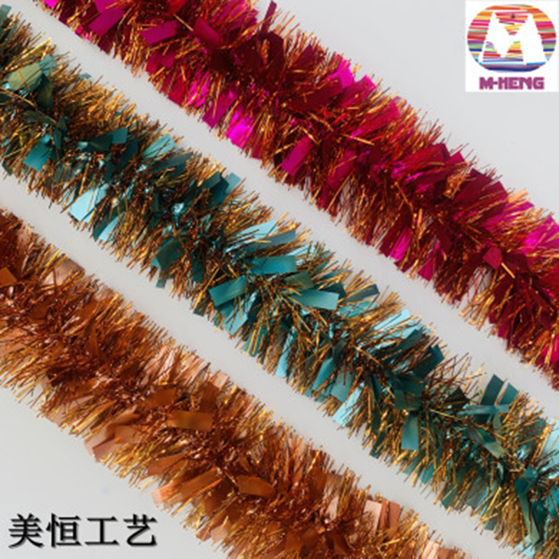 Christmas colorful strips, rain curtain colorful strips, Christmas decorative colorful strips, festive supplies Application Scenario