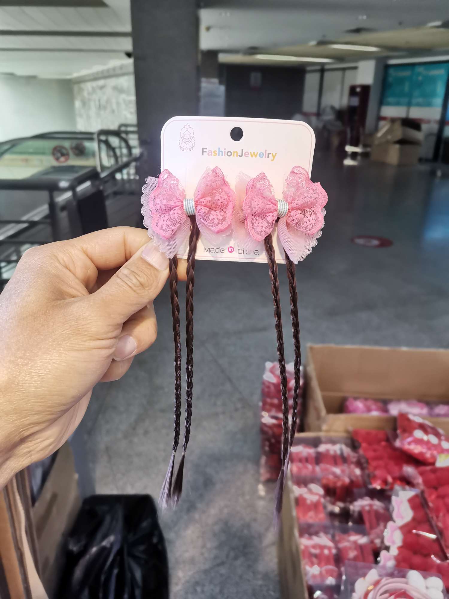 Jiarui Baby's 2022 new braided lace bow tie clip is a bestseller on the Internet