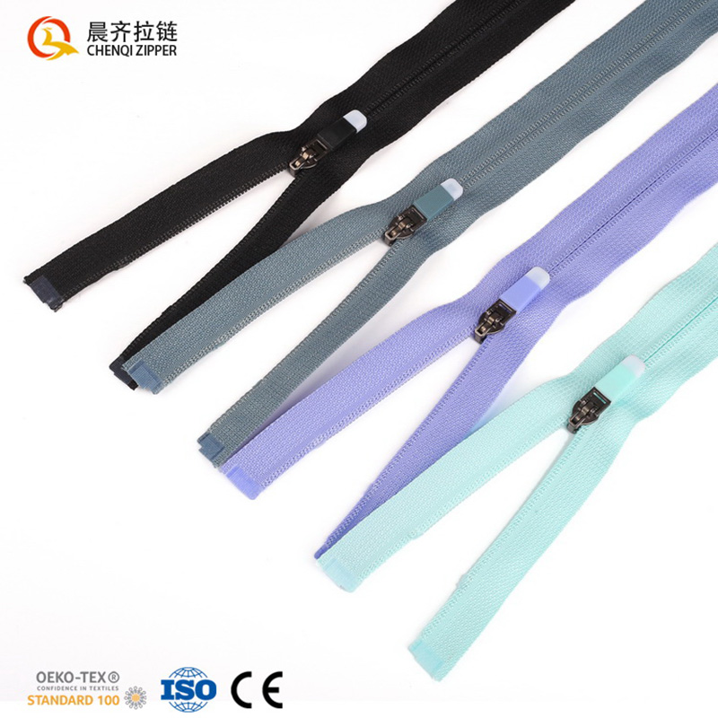 3#5#7#尼龙顺色拉链闭口单开定制拉链防晒服瑜伽服儿童运动服