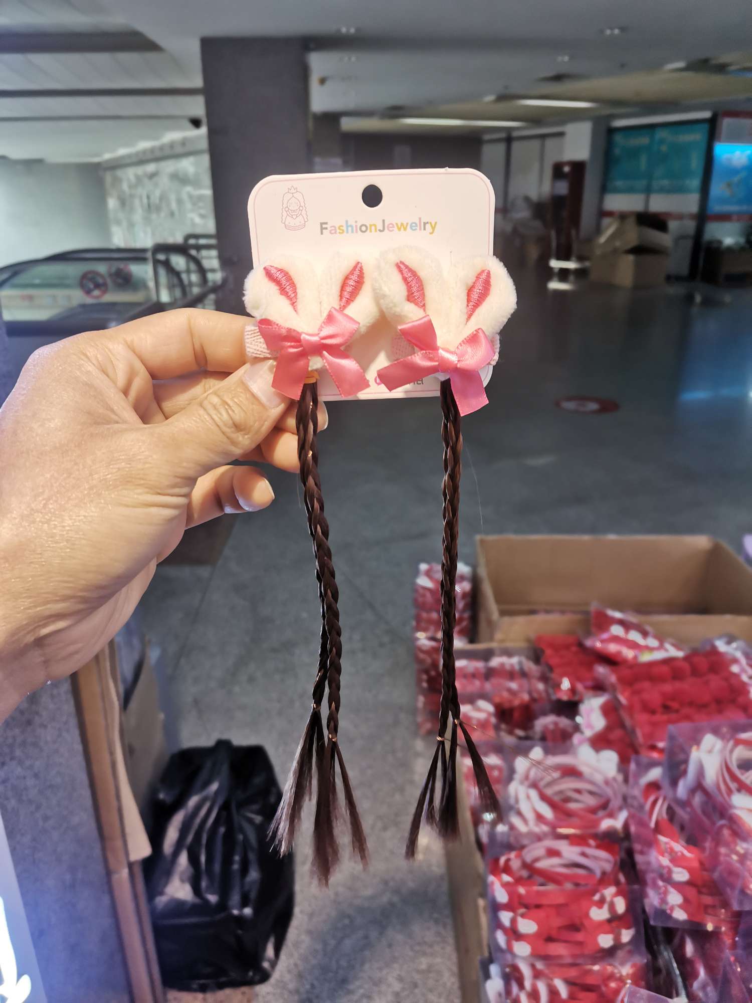 Jiarui Baby's 2022 new rabbit ear braid clip is a popular online handcrafted accessory