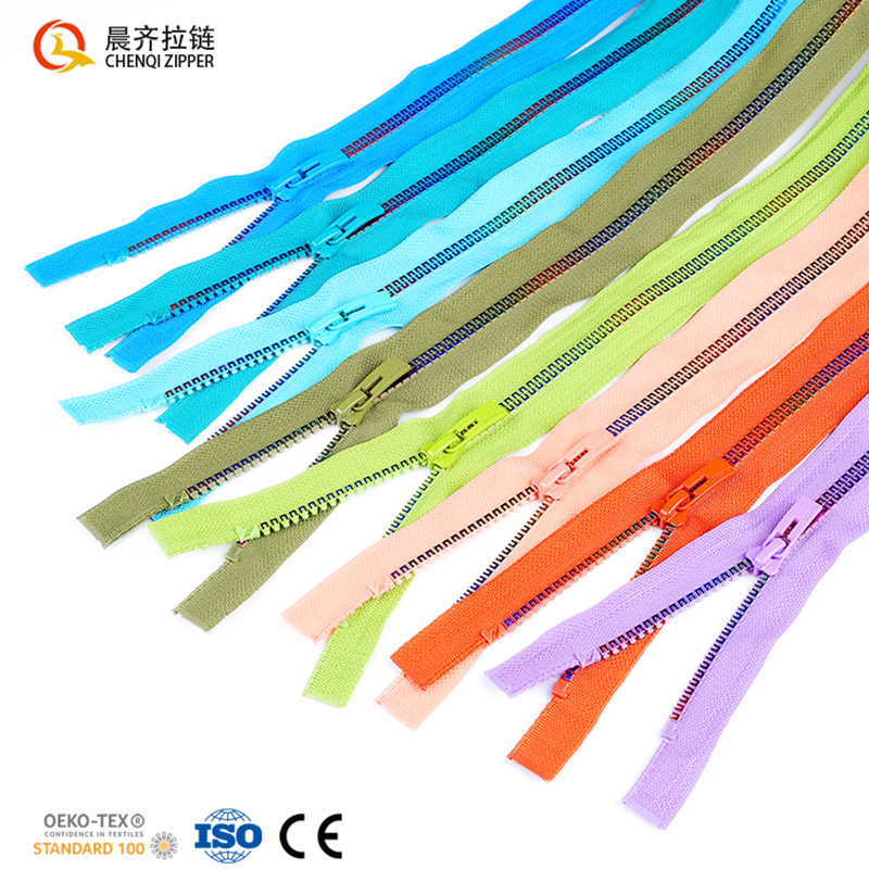 5号树脂拉链/坦克牙拉链/单开塑料拉链产品图