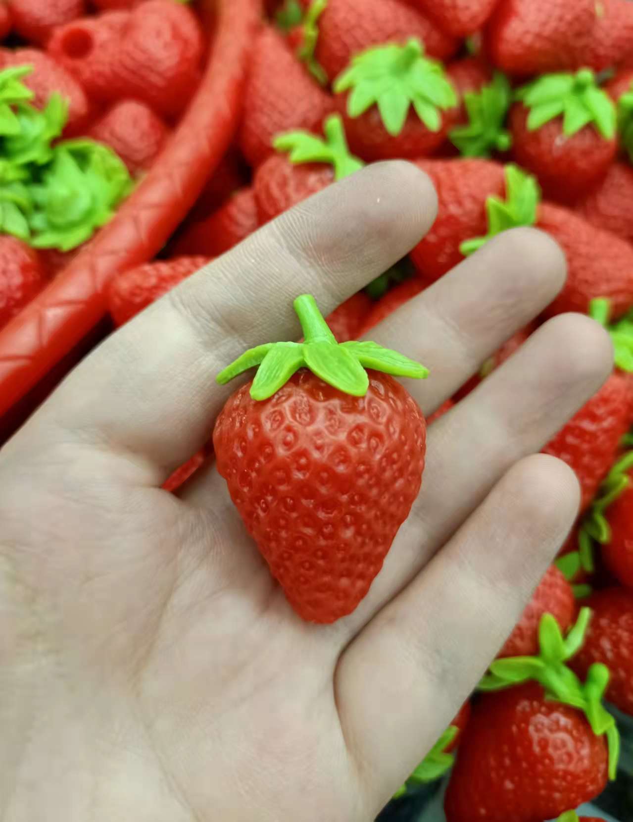 仿真pvc草莓详情图3
