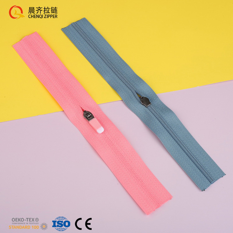 3#尼龙顺色拉链闭口单开定制拉链防晒服瑜伽服儿童运动服