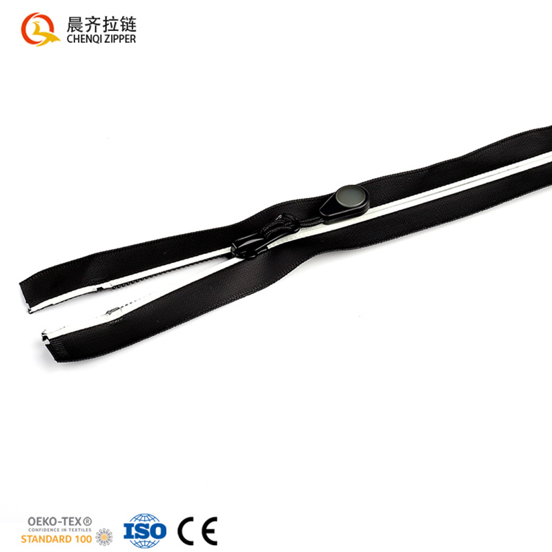 5#塑料拉链/5号夜光拉链/夜光防水拉链白底实物图