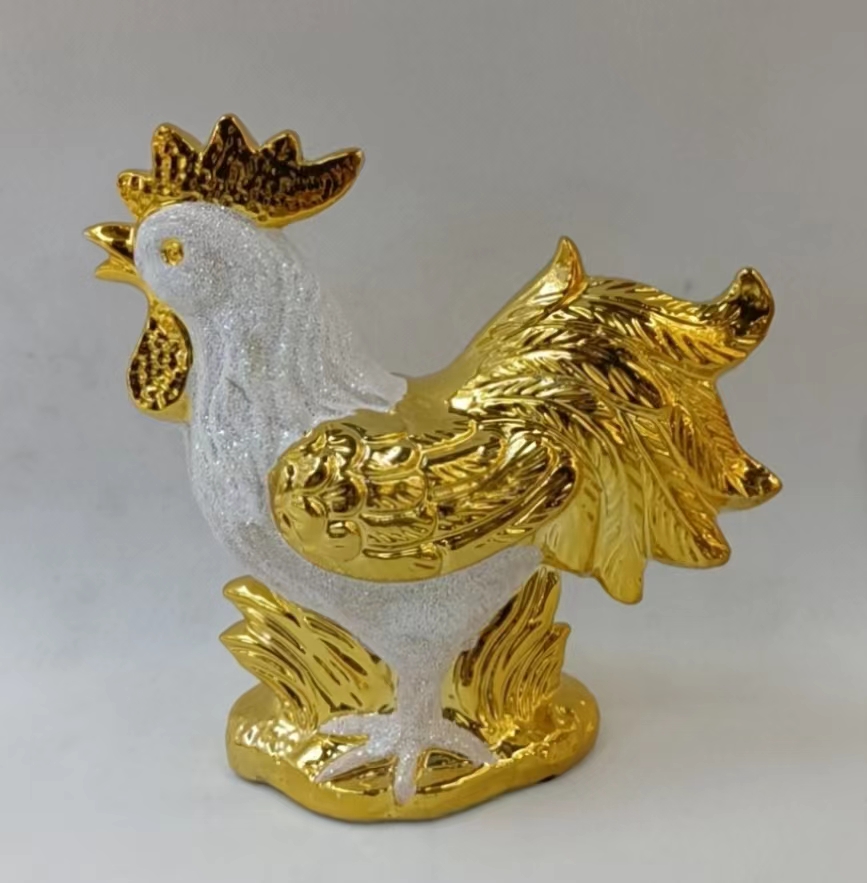 Ceramic ornaments, ceramic ornaments, rooster ornaments, 1