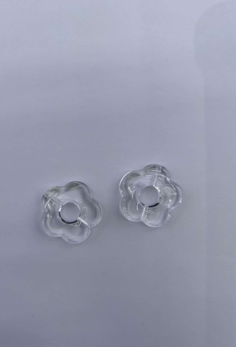 亚克力透明26MM梅花，DIY珠饰，儿童手链