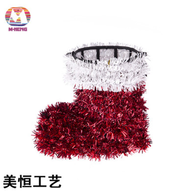 Christmas striped rain curtain, striped latte art, Christmas decoration, festival supplies Specification image