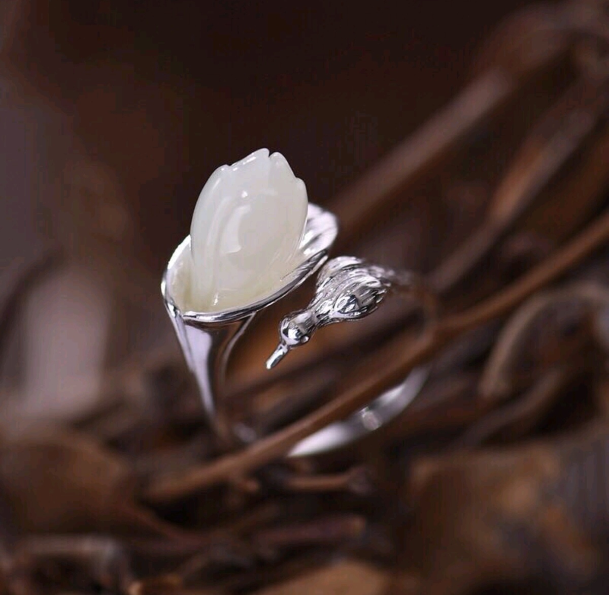 925银/戒指/和田玉产品图