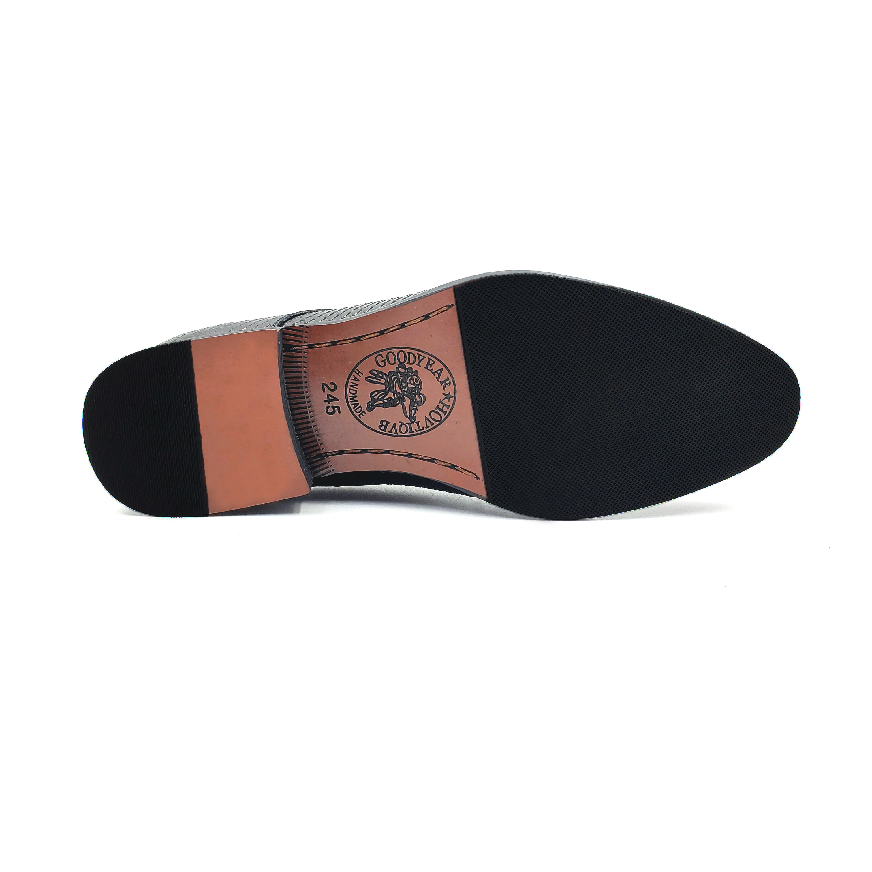 Manufacturer's supply of men's business leather shoes, KUADU formal fashion and trendy lace-up pointed-toe low-heeled work shoes Specification image