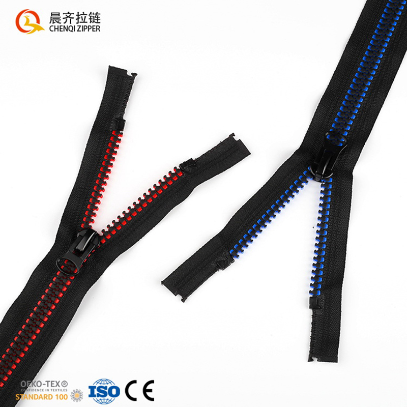 塑料拉链/8#树脂拉链/单开塑钢拉链产品图