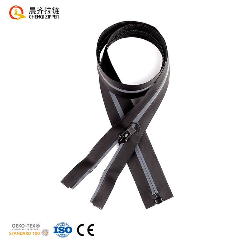 5#7#尼龍防水PU单开颜色定制运动服户外用品冲锋衣拉鏈
