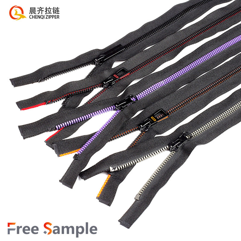 5#塑钢拉链/玉米牙拉链/单开拉链白底实物图