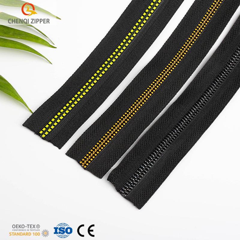 5#塑钢拉链/时尚牙型拉链/夹克拉链细节图