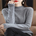 春季新款韩版御寒保暖修身气质毛衣纯色百搭薄款长款开衫修身长袖针织衫女43