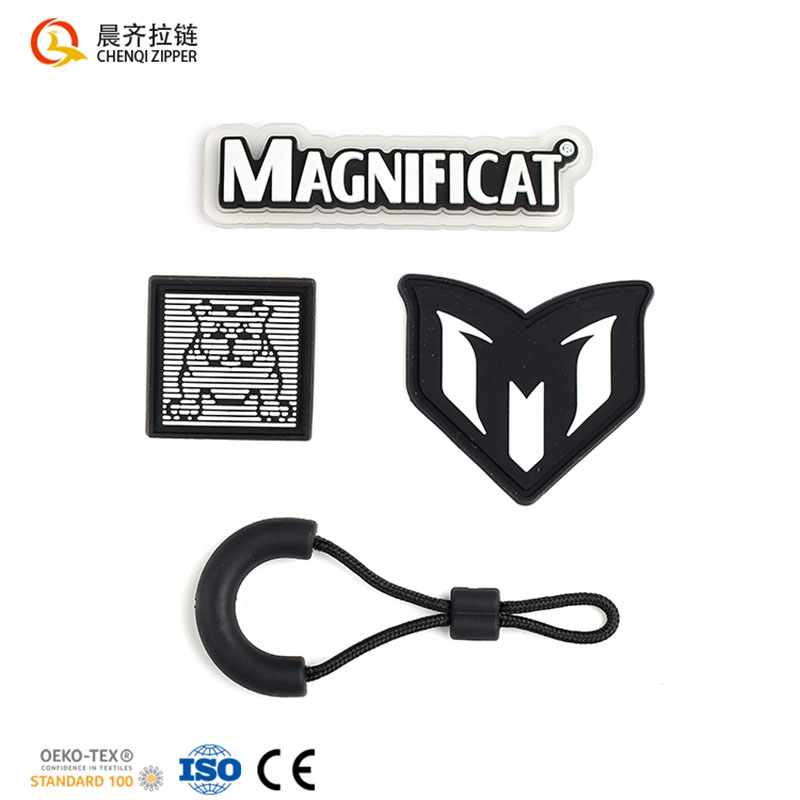 PVC/ silicone black and white trademark and pull rope outdoor equipment accessories