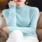 春季新款韩版御寒保暖修身气质毛衣纯色百搭薄款长款开衫修身长袖针织衫女48