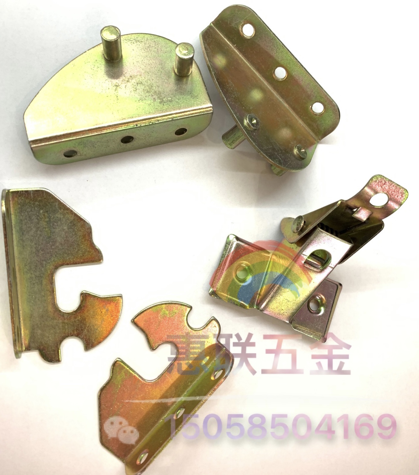 锁扣紧固床板配件隐形床连接支架螺纹床扣家具床插支架全屋定制