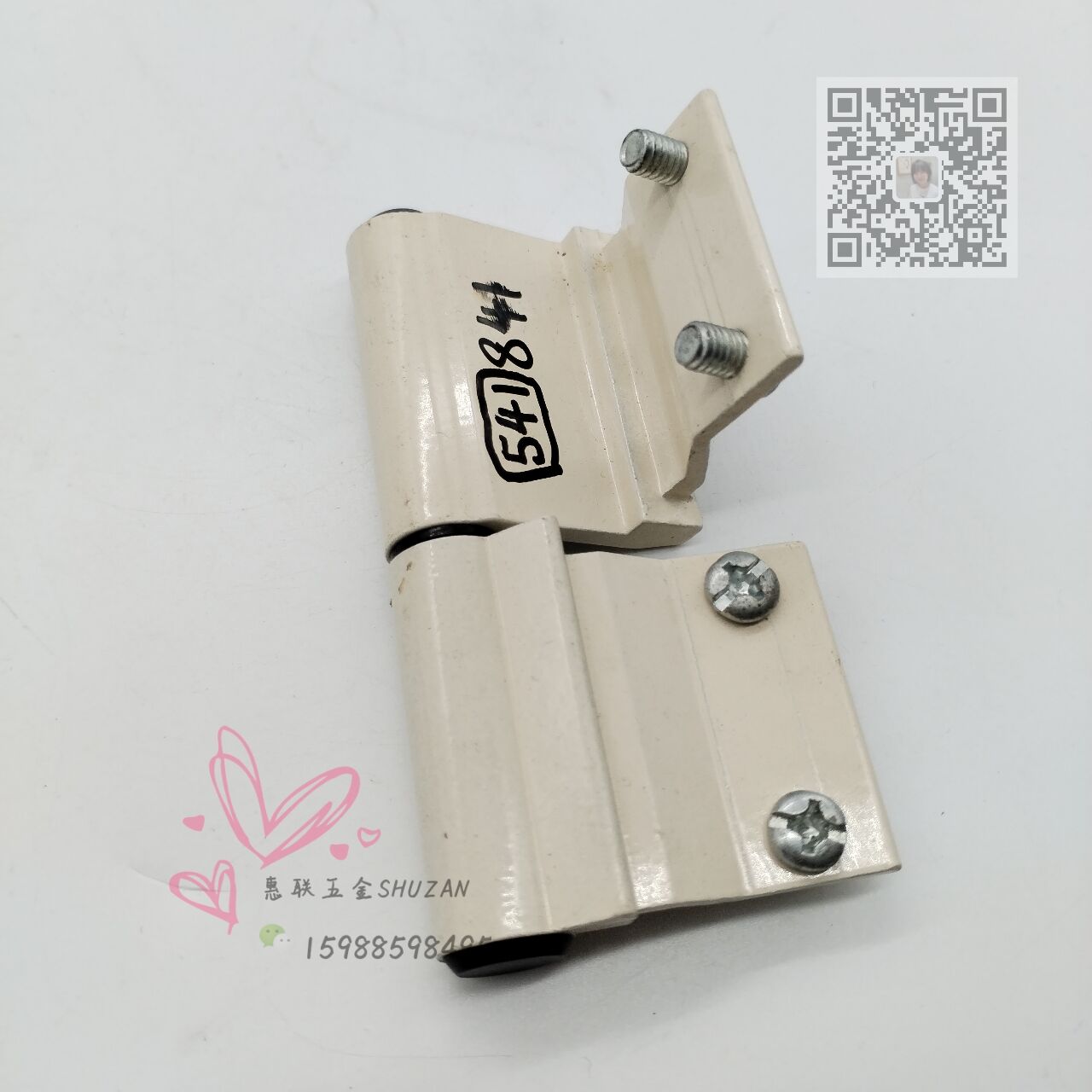 Aluminum alloy door and window spring hinges, industrial aluminum hinges, sanitary partition door left hinges, furniture hydraulic hinges Item Picture