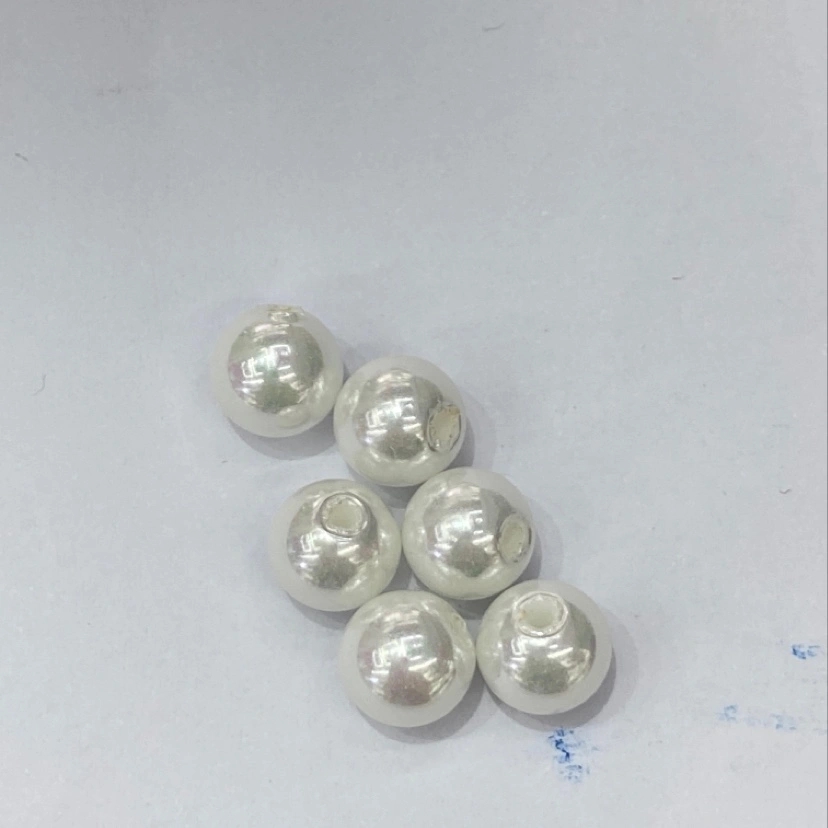 Tamaño medio con agujeros perla de vidrio versátil atmósfera ropa joyería accesorios Item Picture
