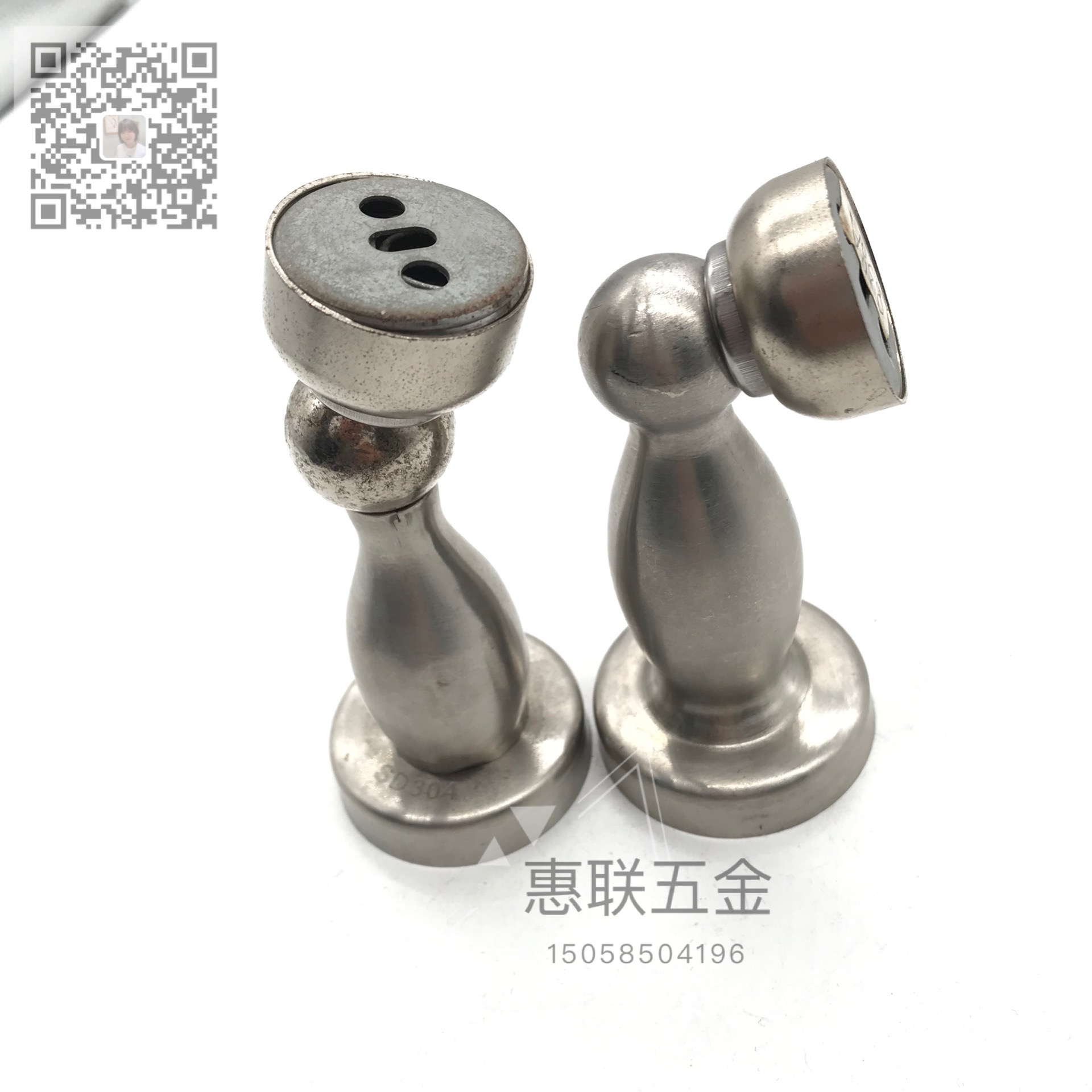 Shuzan Door and window accessories: Stainless steel strong magnetic door, wall and floor suction, door resistance, hardware, kitchen and bathroom door stops, anti-collision and durable