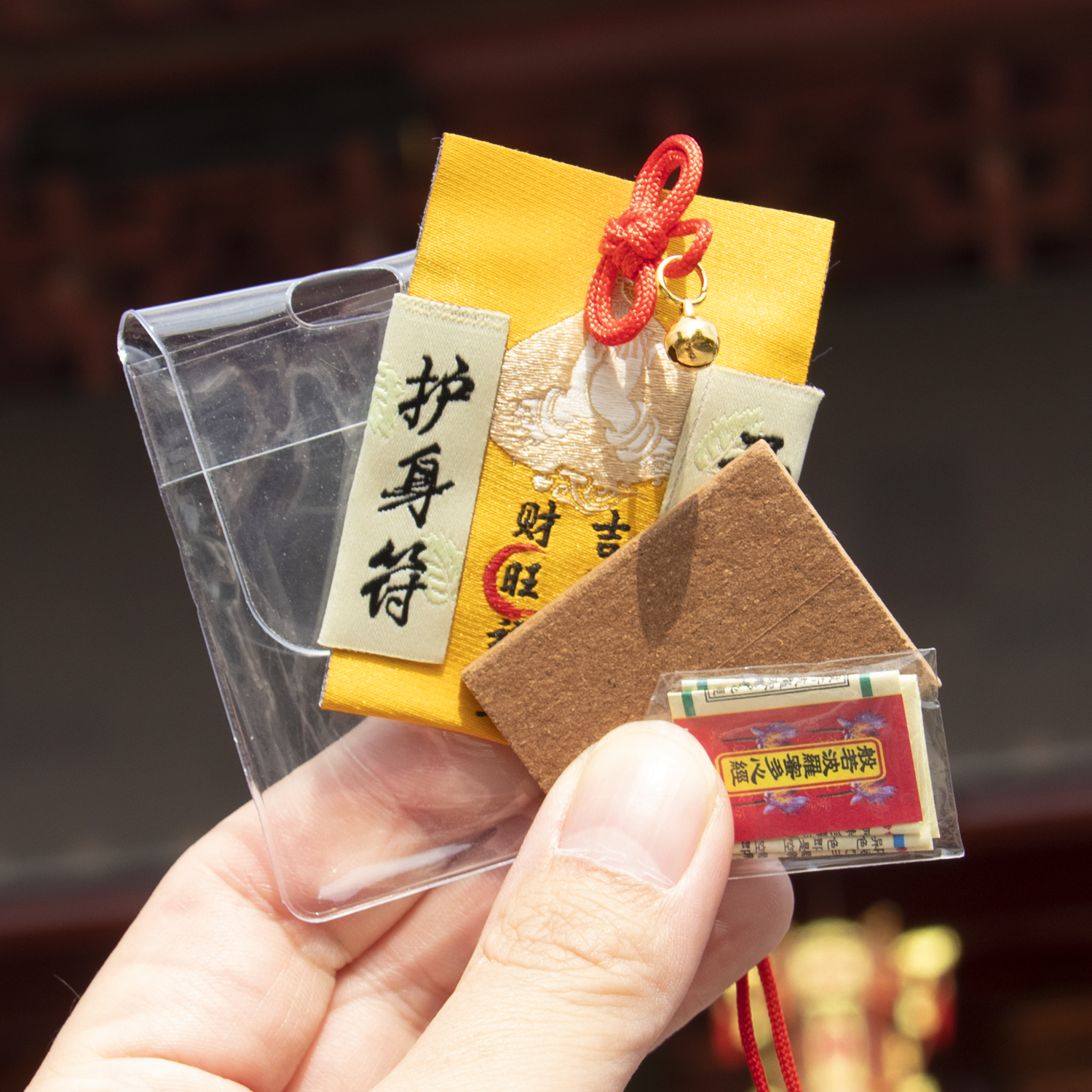 Putuo Mountain Hangzhou Scenic Area sachets, peace blessing bags, car pendants, prayer and health sachets for children details Picture