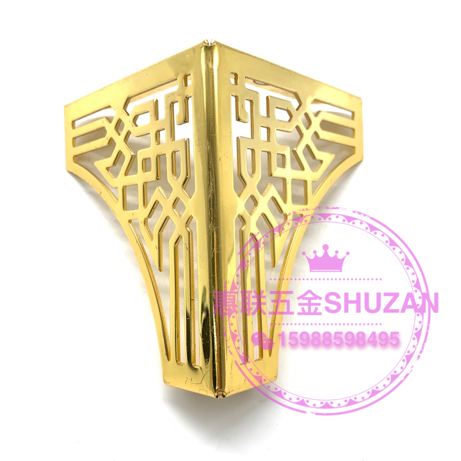 The wooden sofa legs, cabinet legs, flower corner design, invisible door magnetic attraction, and household stool legs furniture accessories are stable and durable