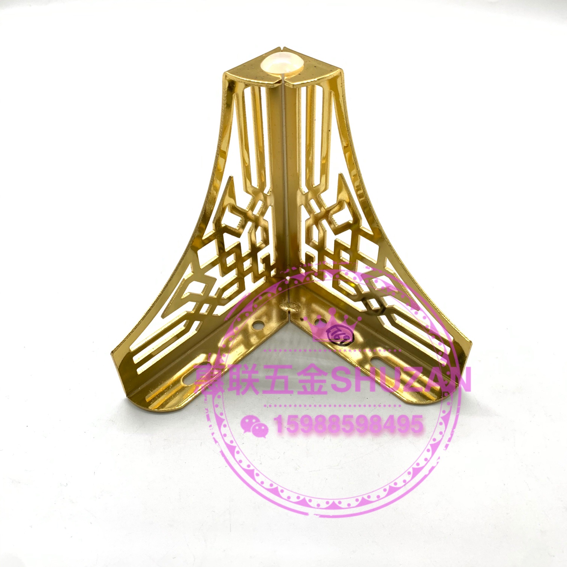 The wooden sofa legs, cabinet legs, flower corner design, invisible door magnetic attraction, and household stool legs furniture accessories are stable and durable Specification image