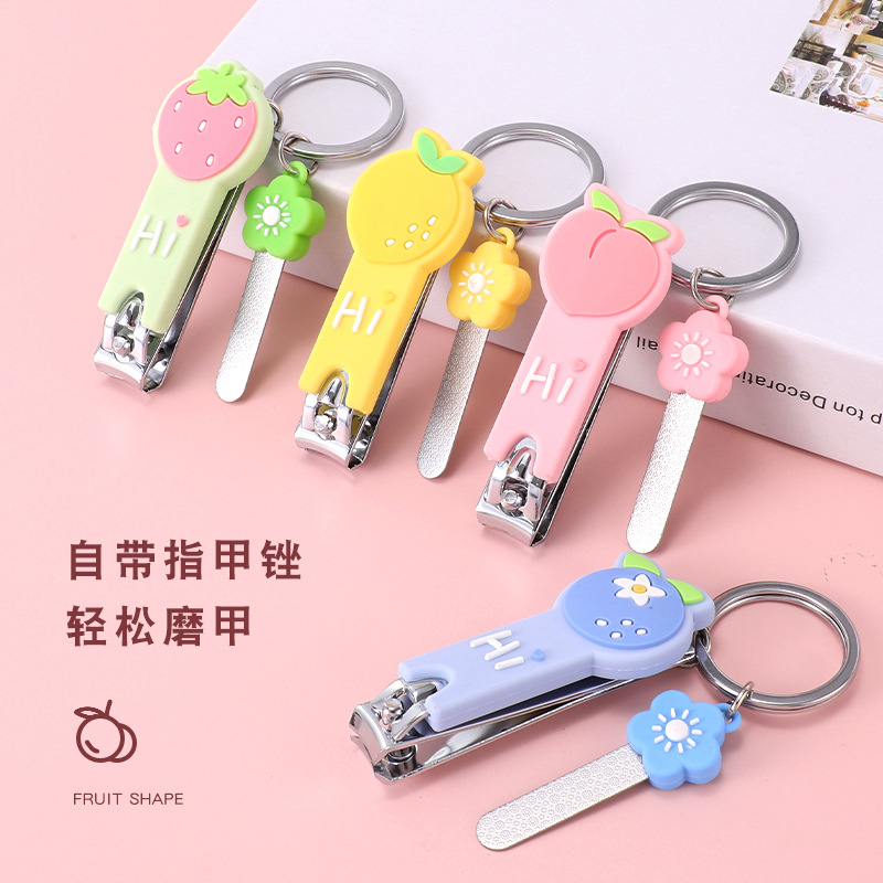 包包寳  Cartoon animal nail clipper with nail file 3473B