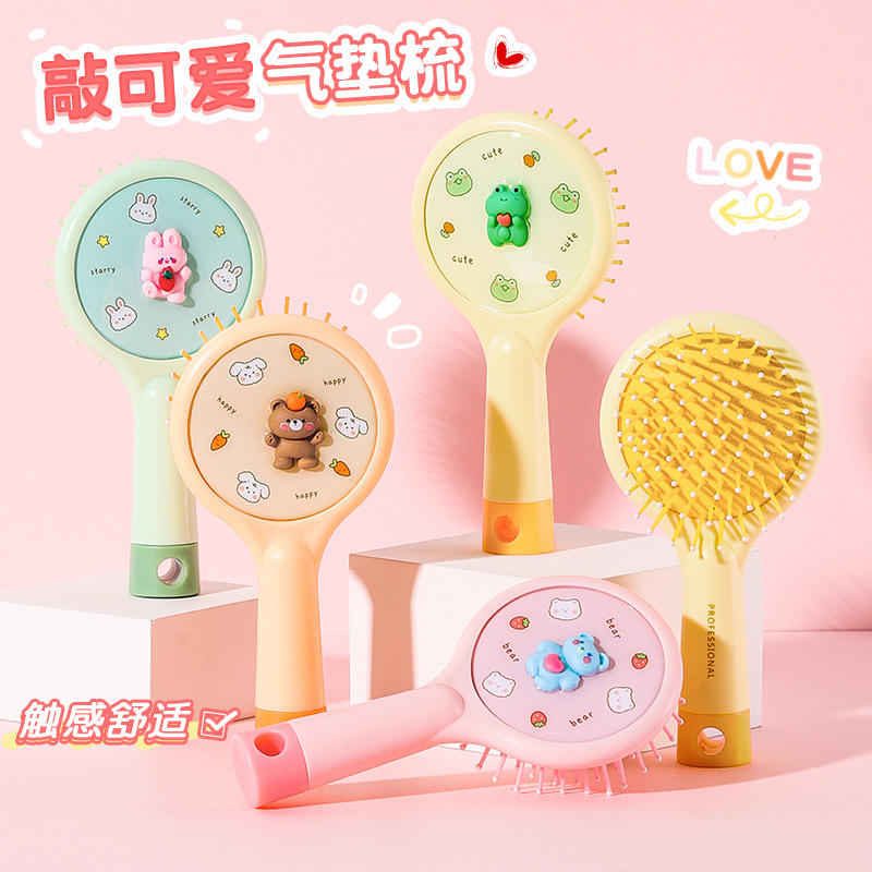 卷发梳/美发梳/气垫梳白底实物图