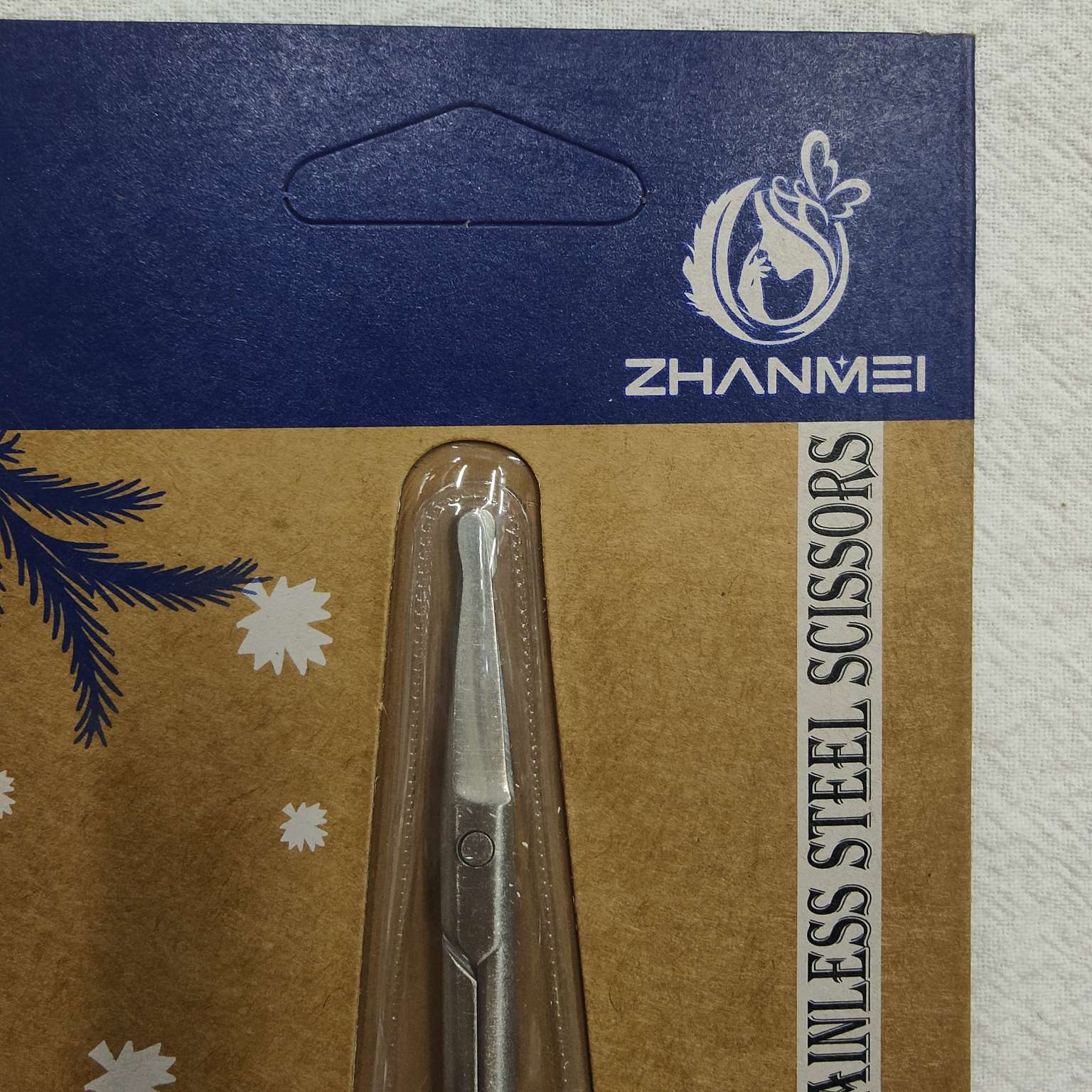 26414仙得丽化妆工具ZM2212-A11#3.0扎床鼻毛剪刀美容工具眉剪详情图3