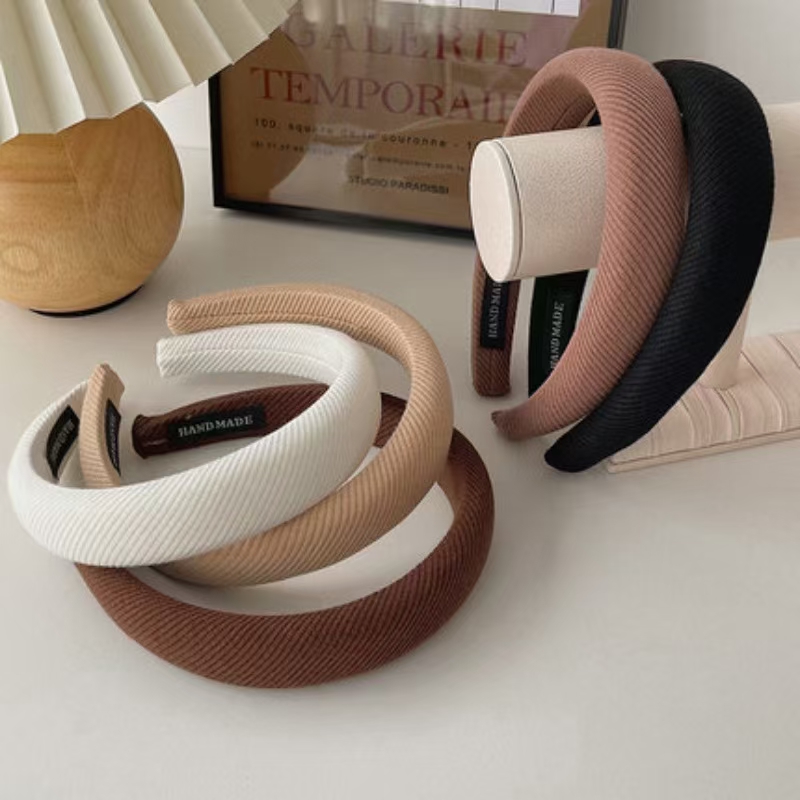 佳瑞宝贝2022年新款海绵头箍网红款韩版发箍三个颜色可选详情图2