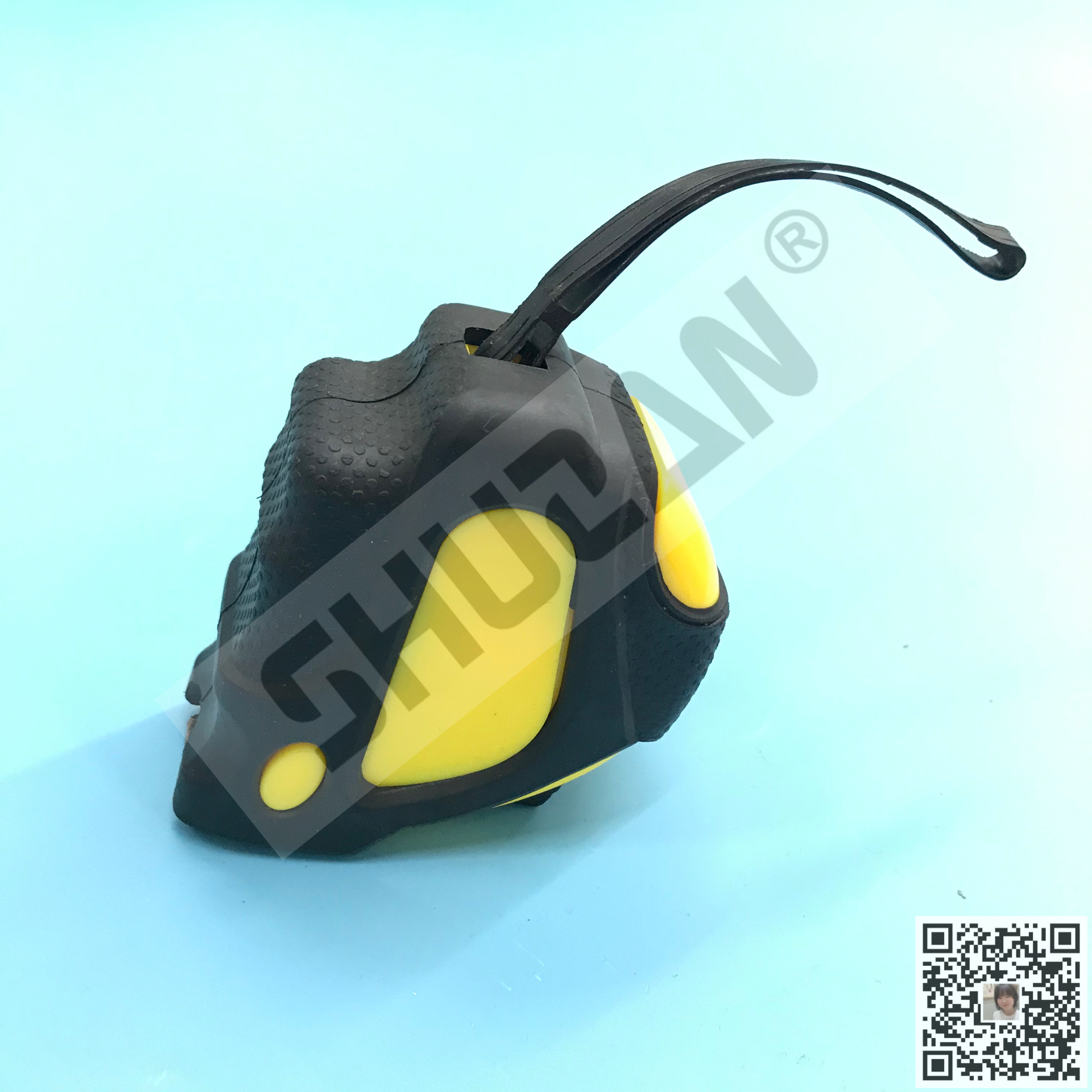 Shuzan 10-meter PU tape measure, high-precision self-locking thickened rubber-coated steel tape measure, essential hardware for measuring tools Specification image