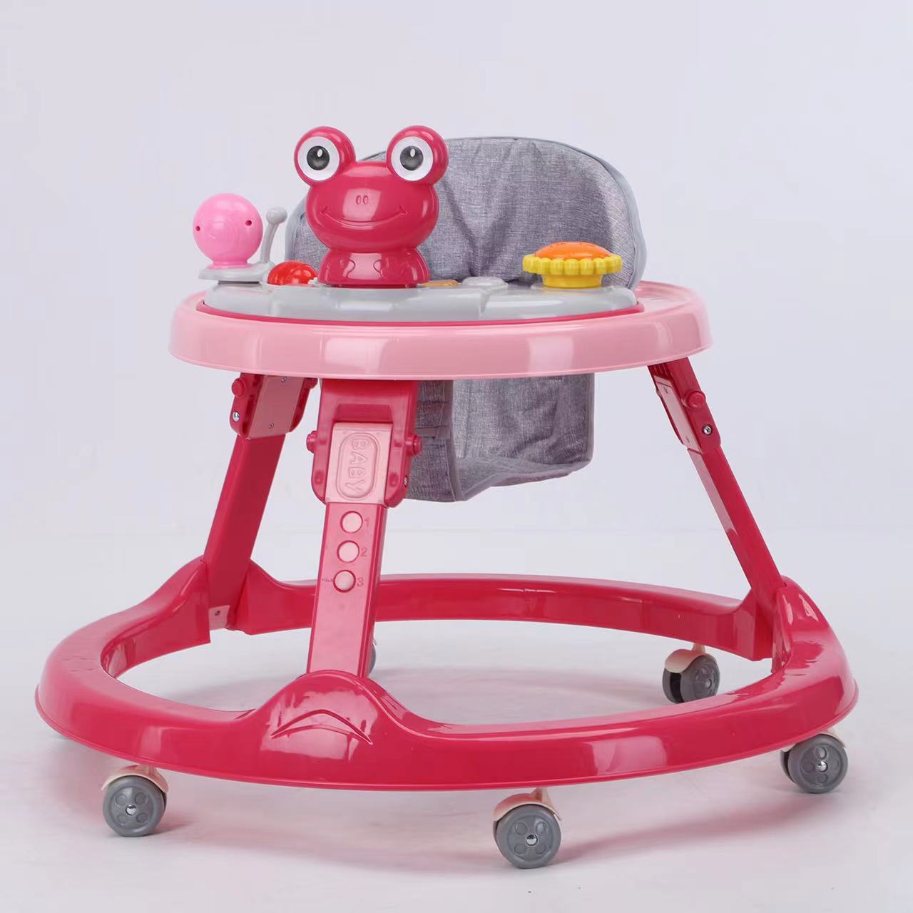 Baby walker with anti-O-shaped legs, multi-functional anti-rollover, hand-pushed, suitable for girls and boys to start walking Specification image