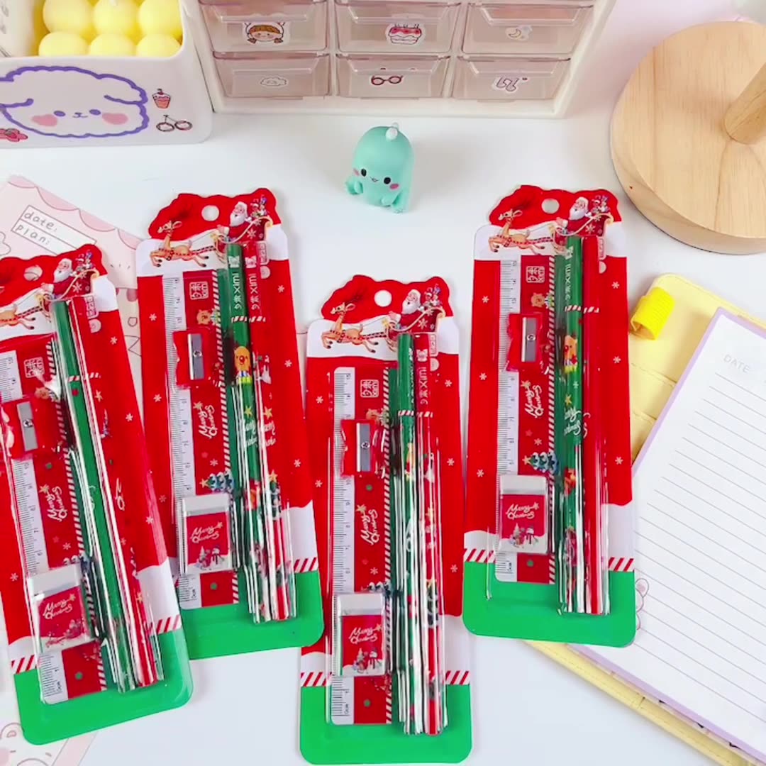 Stationery gift box set, Christmas gifts for primary school students and children, birthday sharing gifts for kindergarten kids, pencil set