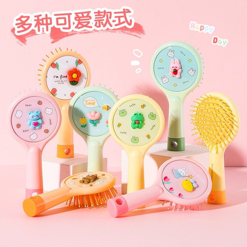 包包寳Cartoon Hair Brush Cute Air Cushion Comb Massage Hai 3584