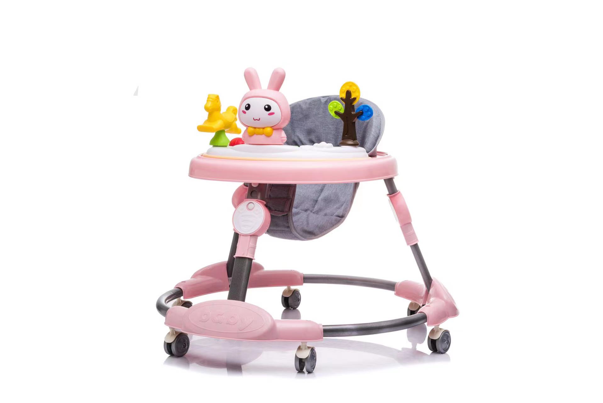 Baby walker with anti-O-shaped legs, multi-functional anti-rollover, hand-pushed, suitable for girls and boys to start walking Item Picture