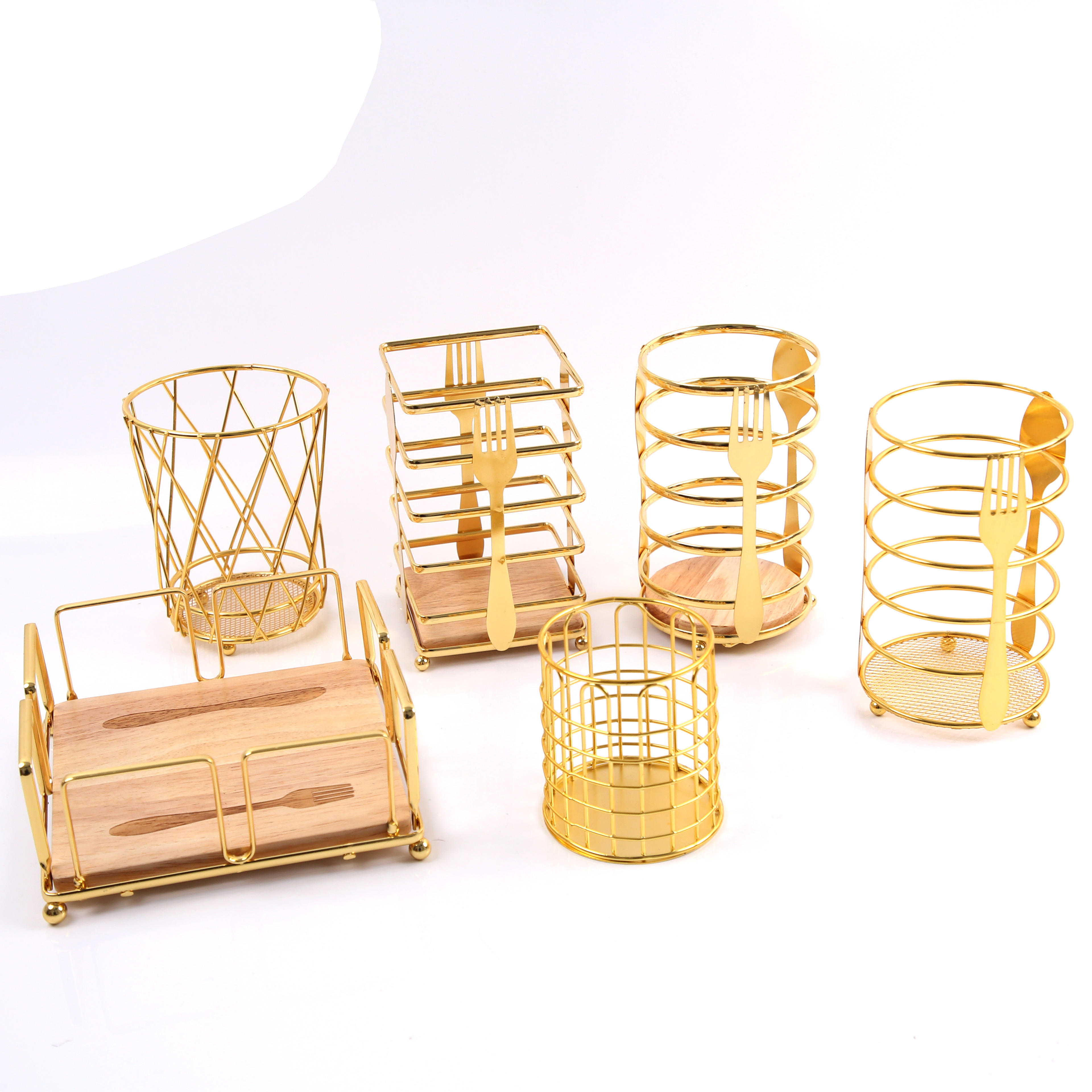 轻奢筷子收纳盒家用沥水筷子筒壁挂式厨房置物架筷子 篓筷