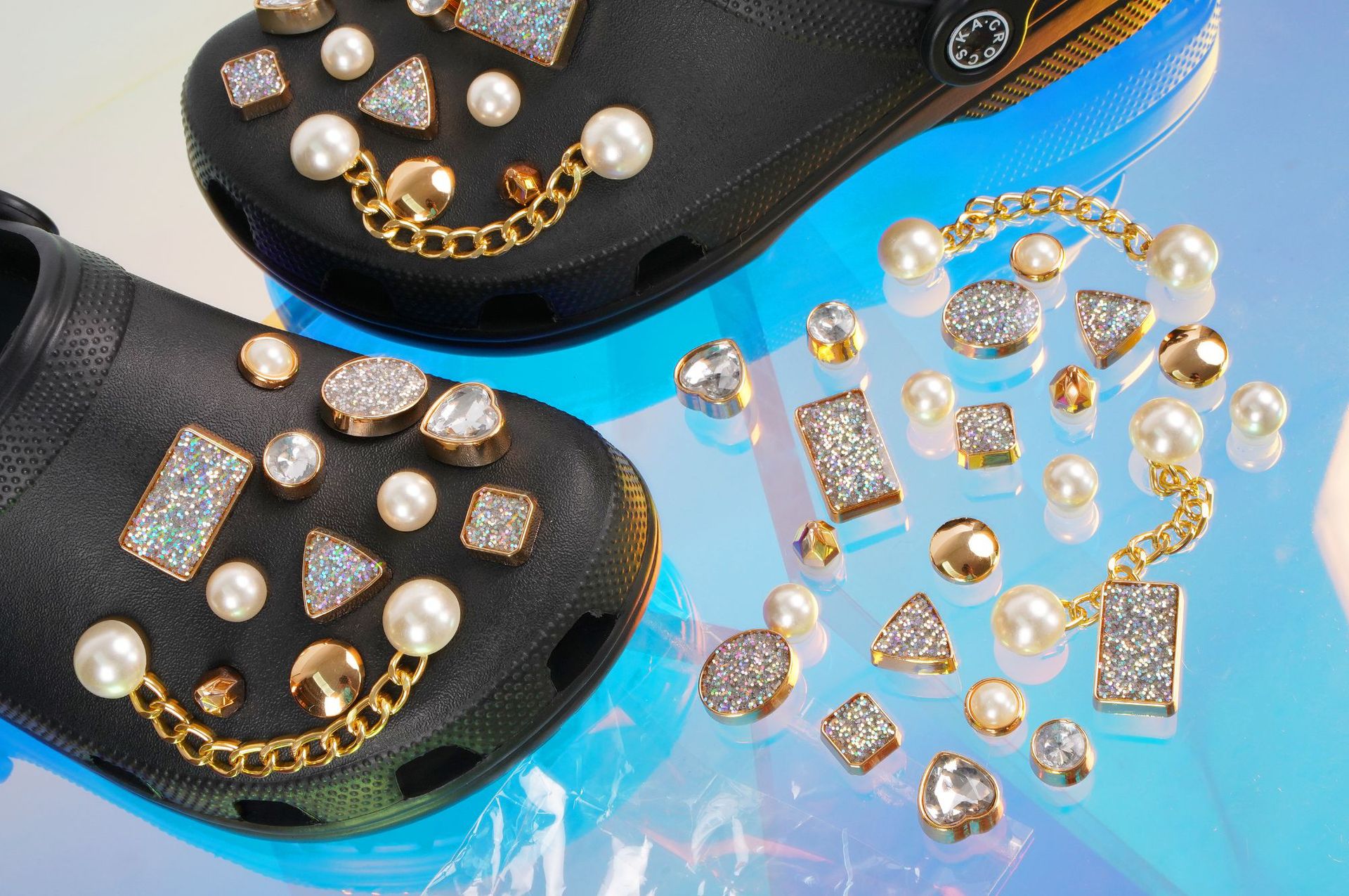 洞洞鞋配件/塑料底座/钻产品图