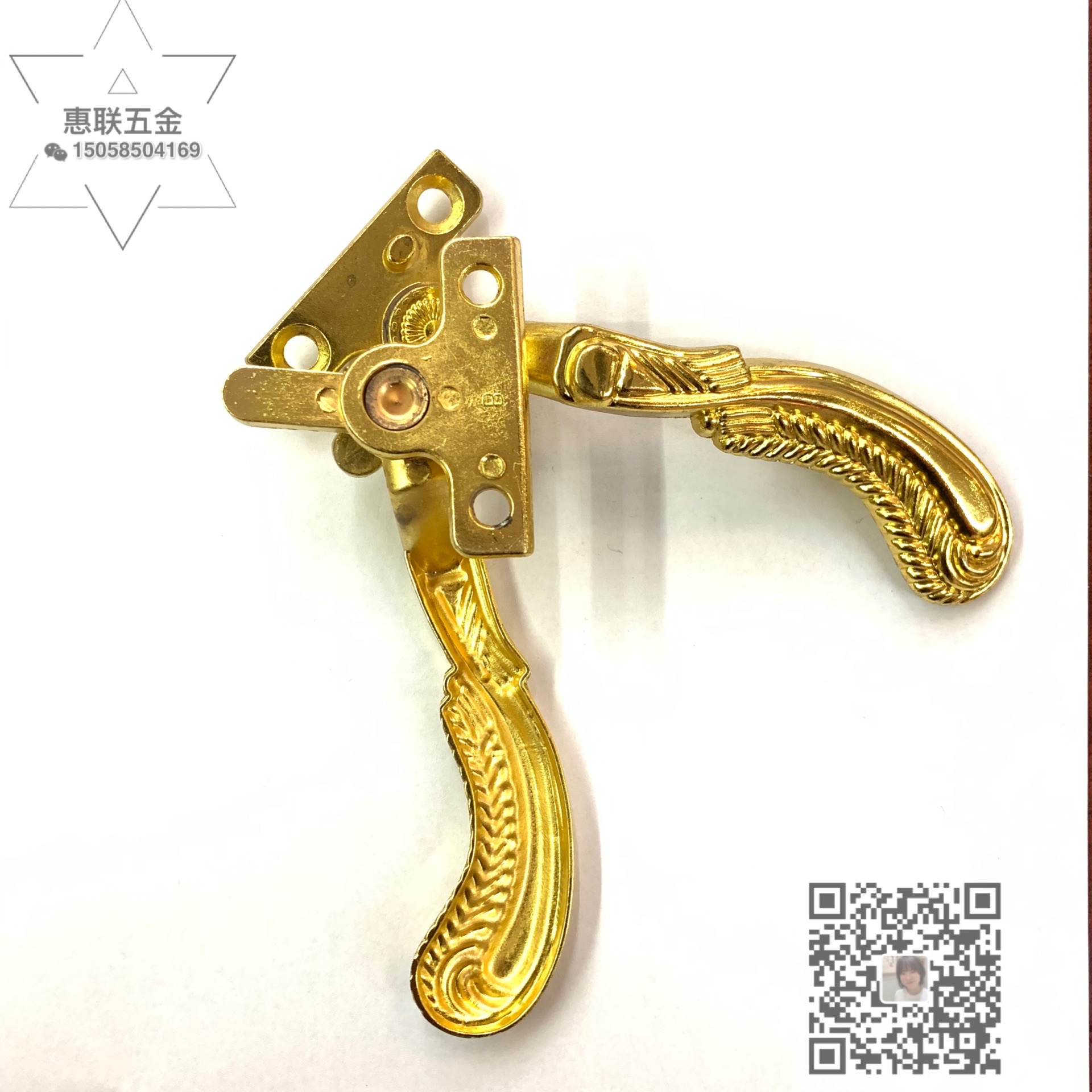 Shuzan zinc alloy pebble handle, door handle, color aluminum door and window, seven-character handle, lock, outward-sliding window, ice crack, European style