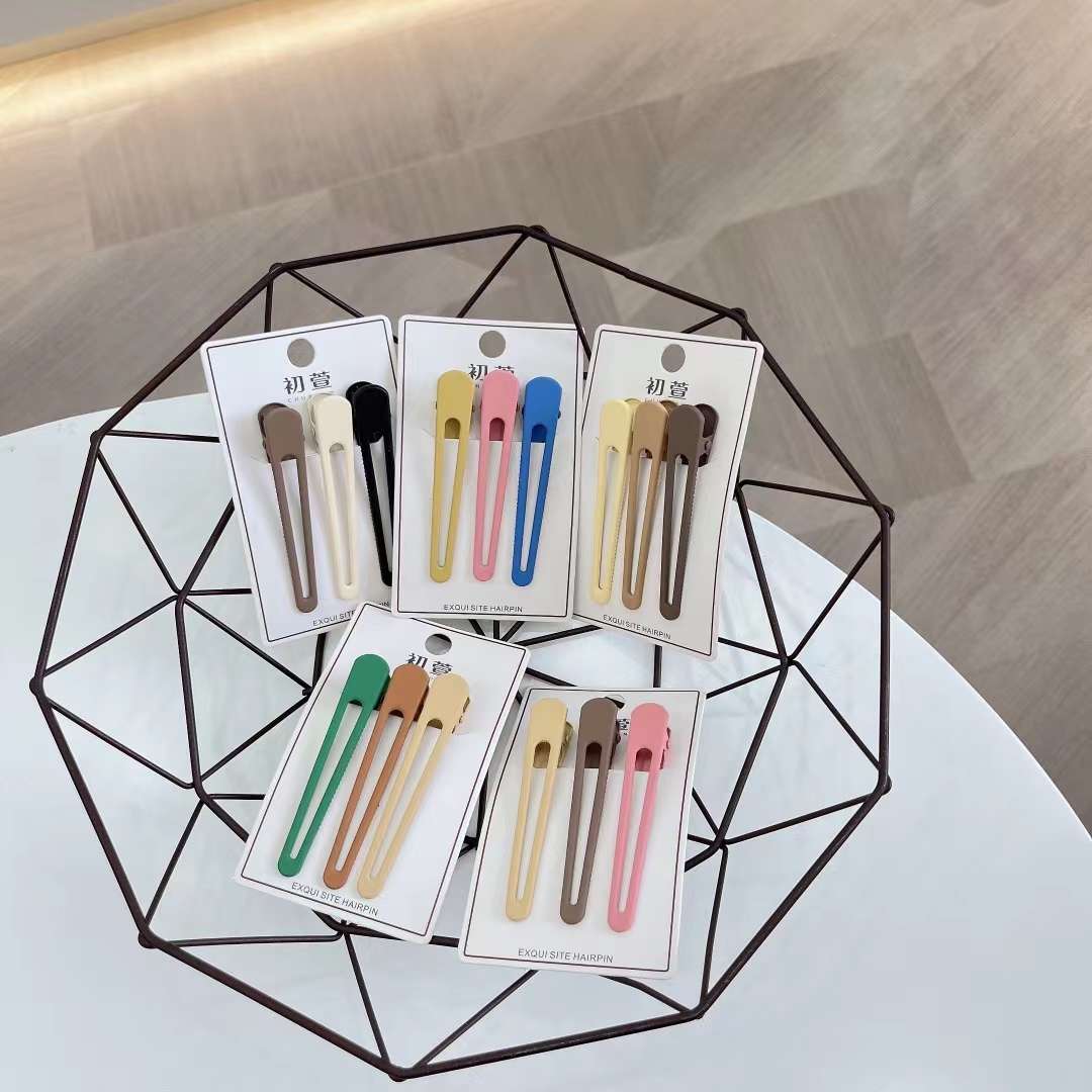 网红简约发夹