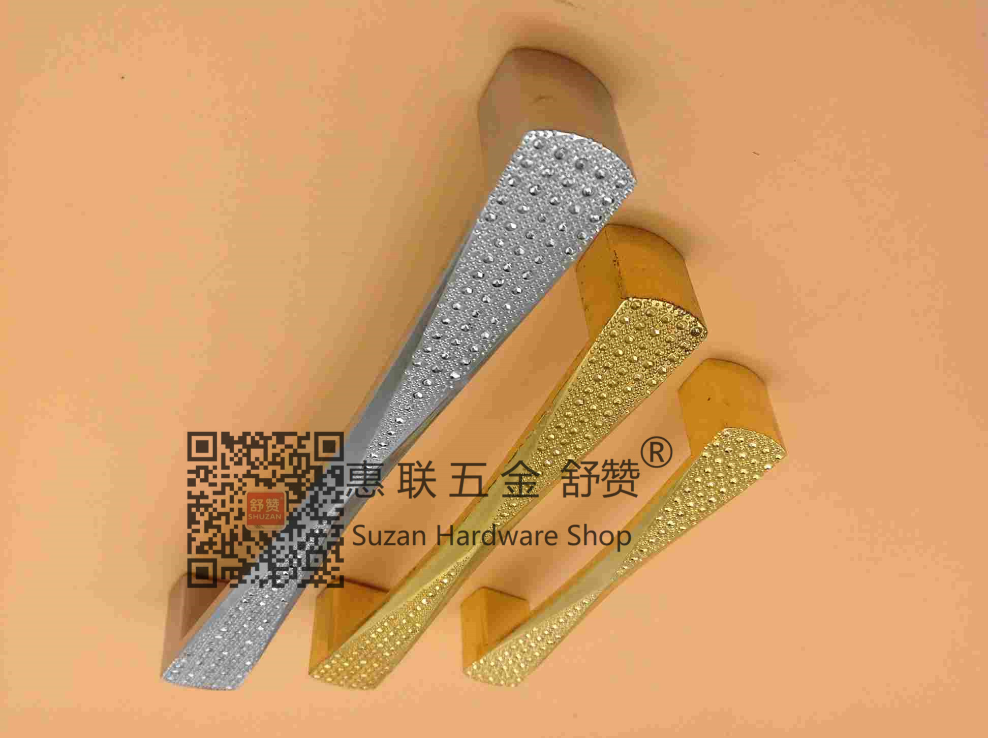 Shuzan high-end brand Nordic gold drawer handles, modern simple and light luxury style cabinet door handles, shoe cabinet door handles Application Scenario