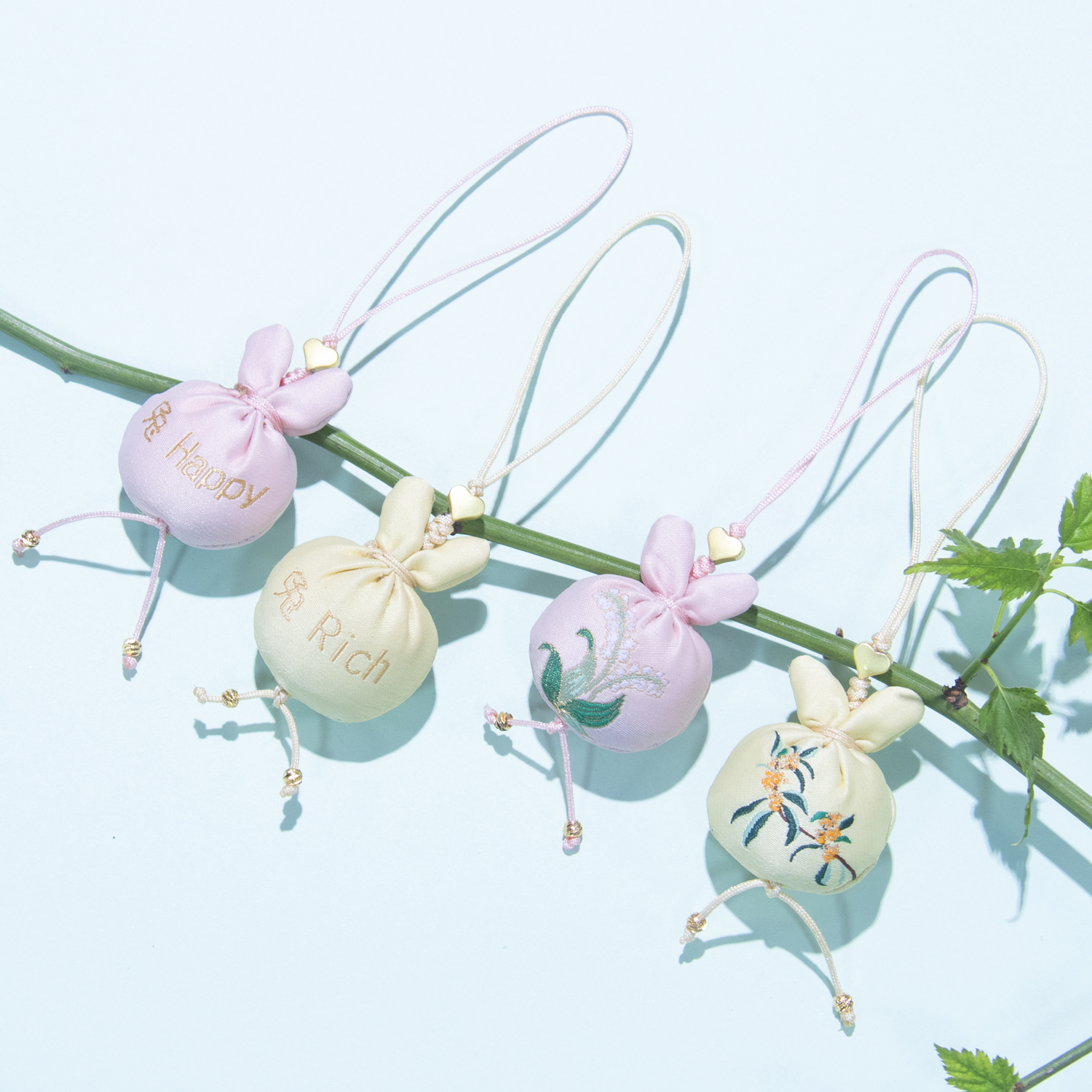 护身符/香包香囊/兔子香包细节图